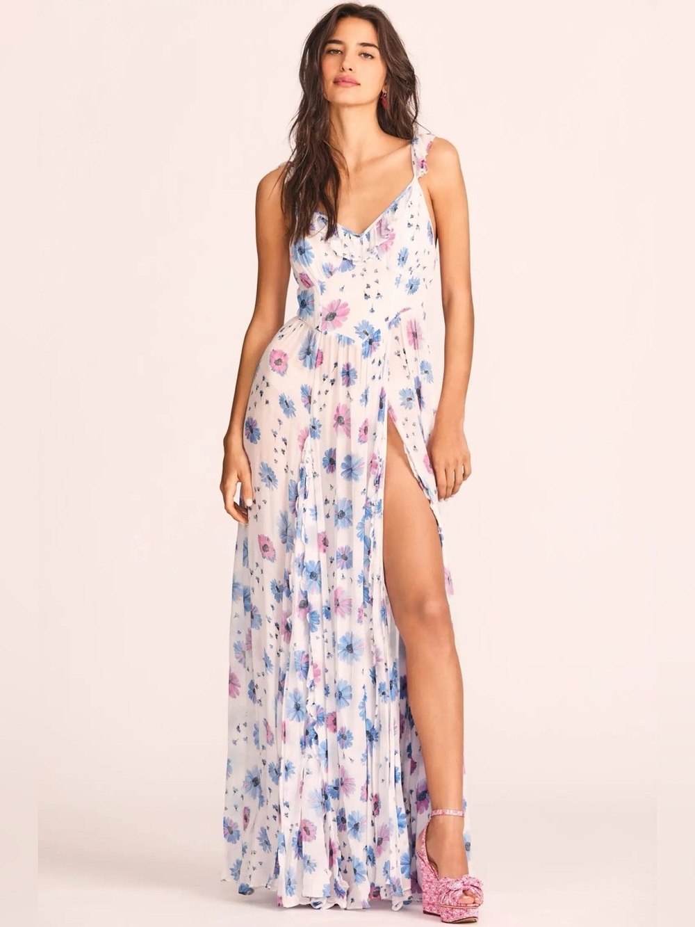 LOVESHACKFANCY MAXI STATEMENT DRESS